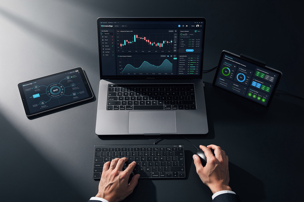WinnersAlgo fintech solutions showcasing technology, compliance, and trading infrastructure for New York firms