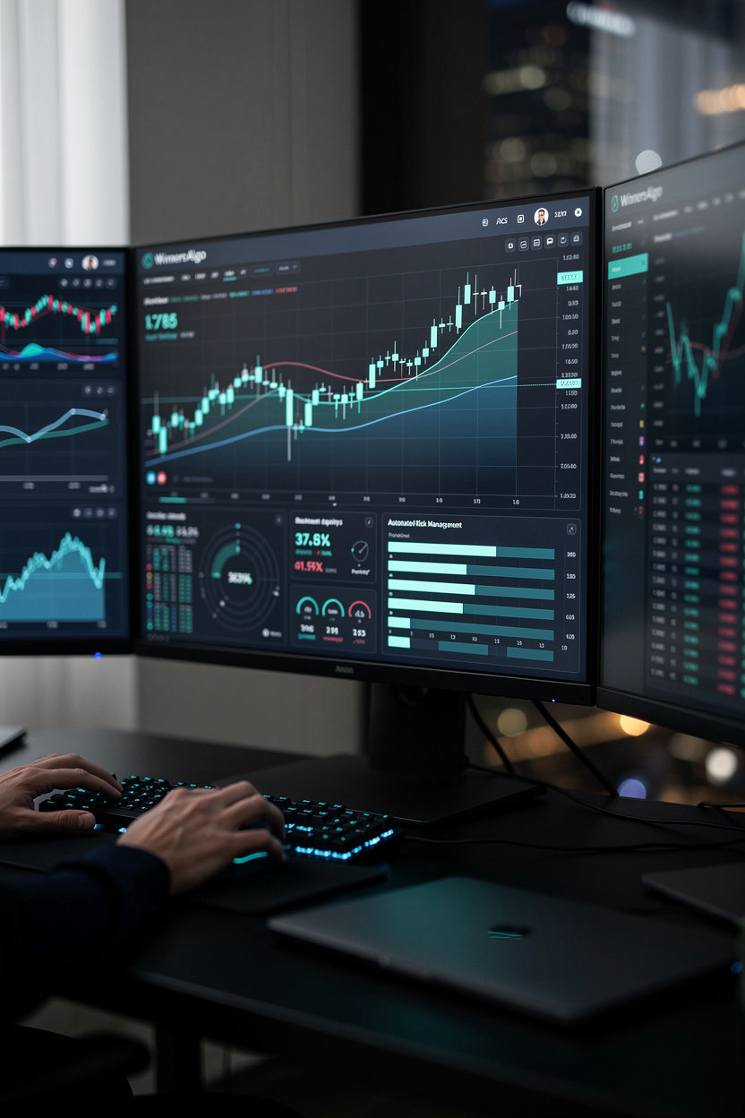 WinnersAlgo AI-powered trading analytics and market indicators dashboard